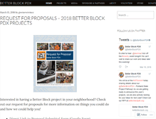 Tablet Screenshot of betterblockpdx.org